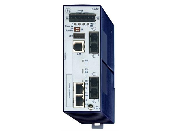 OpenRail RS20 2xTX-RJ 2xFX(SM-SC/SM-SC) 0-60°C 9,6-60VDC Enhanced, GL, IEC-61850